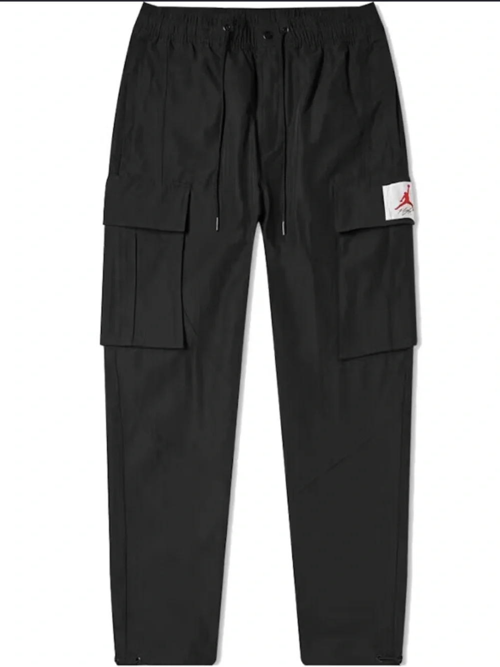 Jordan Flight sweatpants black cargo pockets pull on medium